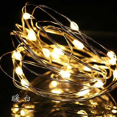 Battery-powered cork wine bottle light 1m / 2m DIY LED string light bar light birthday party wine bottle stopper light strip