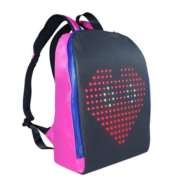 New Advertising Light Led Display Backpack Smart WIFI Version APP Control DIY Outdoor LED Screen Walking Billboard Backpack