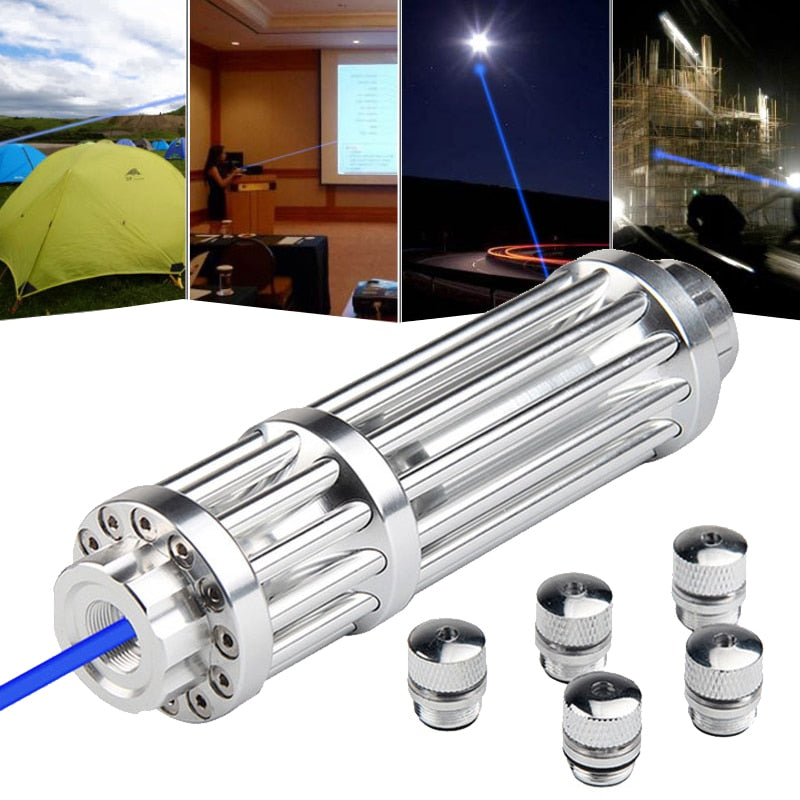 Laser Pointer Laser Light Laser Pen Portable Super Bright Powerful 200mW 7V Multicolor Focusable Beam Burning Military